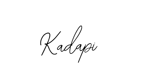How to make Kadapi name signature. Use Bearetta-2O07w style for creating short signs online. This is the latest handwritten sign. Kadapi signature style 12 images and pictures png