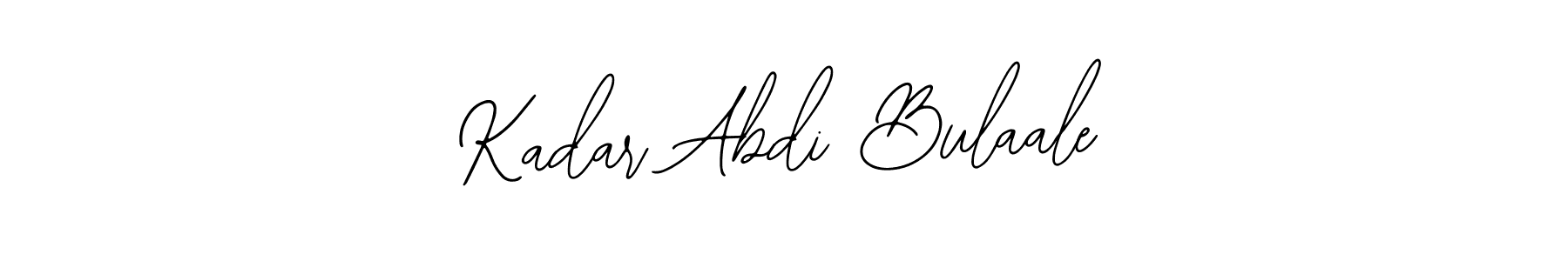 Make a short Kadar Abdi Bulaale signature style. Manage your documents anywhere anytime using Bearetta-2O07w. Create and add eSignatures, submit forms, share and send files easily. Kadar Abdi Bulaale signature style 12 images and pictures png