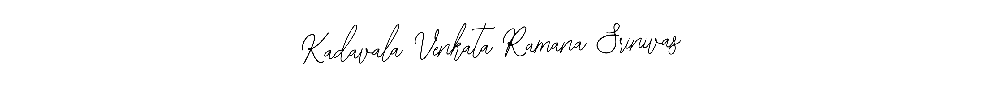 Create a beautiful signature design for name Kadavala Venkata Ramana Srinivas. With this signature (Bearetta-2O07w) fonts, you can make a handwritten signature for free. Kadavala Venkata Ramana Srinivas signature style 12 images and pictures png