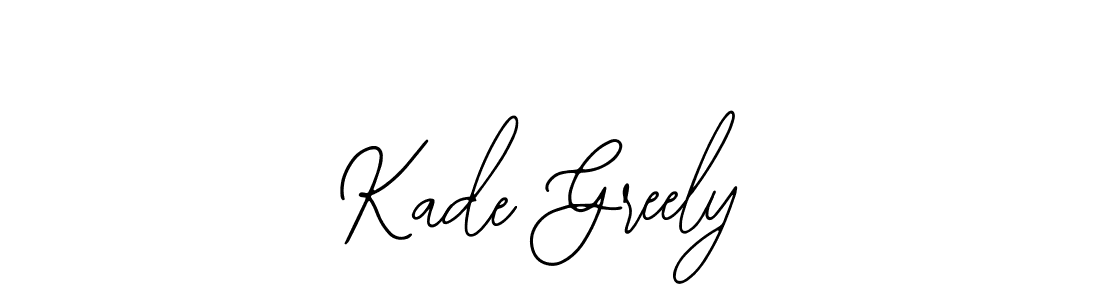 The best way (Bearetta-2O07w) to make a short signature is to pick only two or three words in your name. The name Kade Greely include a total of six letters. For converting this name. Kade Greely signature style 12 images and pictures png