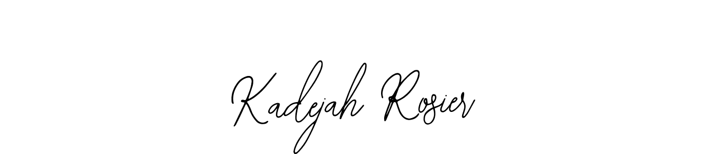 Bearetta-2O07w is a professional signature style that is perfect for those who want to add a touch of class to their signature. It is also a great choice for those who want to make their signature more unique. Get Kadejah Rosier name to fancy signature for free. Kadejah Rosier signature style 12 images and pictures png