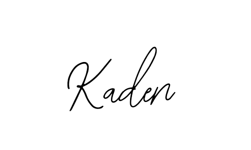 How to make Kaden signature? Bearetta-2O07w is a professional autograph style. Create handwritten signature for Kaden name. Kaden signature style 12 images and pictures png