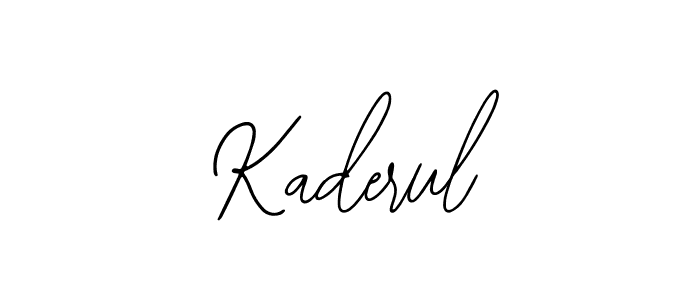 How to make Kaderul signature? Bearetta-2O07w is a professional autograph style. Create handwritten signature for Kaderul name. Kaderul signature style 12 images and pictures png