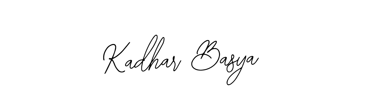 How to make Kadhar Basya signature? Bearetta-2O07w is a professional autograph style. Create handwritten signature for Kadhar Basya name. Kadhar Basya signature style 12 images and pictures png