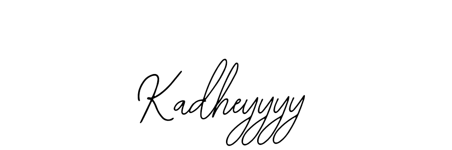 The best way (Bearetta-2O07w) to make a short signature is to pick only two or three words in your name. The name Kadheyyyy include a total of six letters. For converting this name. Kadheyyyy signature style 12 images and pictures png