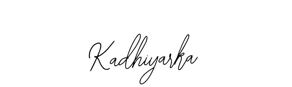 Make a beautiful signature design for name Kadhiyarka. With this signature (Bearetta-2O07w) style, you can create a handwritten signature for free. Kadhiyarka signature style 12 images and pictures png
