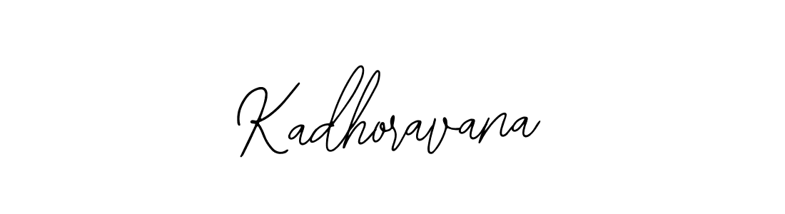 How to make Kadhoravana signature? Bearetta-2O07w is a professional autograph style. Create handwritten signature for Kadhoravana name. Kadhoravana signature style 12 images and pictures png