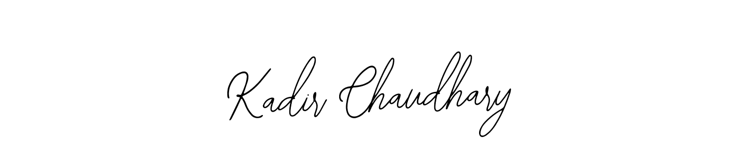 How to Draw Kadir Chaudhary signature style? Bearetta-2O07w is a latest design signature styles for name Kadir Chaudhary. Kadir Chaudhary signature style 12 images and pictures png