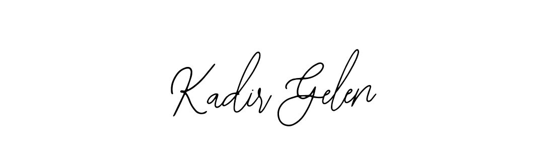 Use a signature maker to create a handwritten signature online. With this signature software, you can design (Bearetta-2O07w) your own signature for name Kadir Gelen. Kadir Gelen signature style 12 images and pictures png