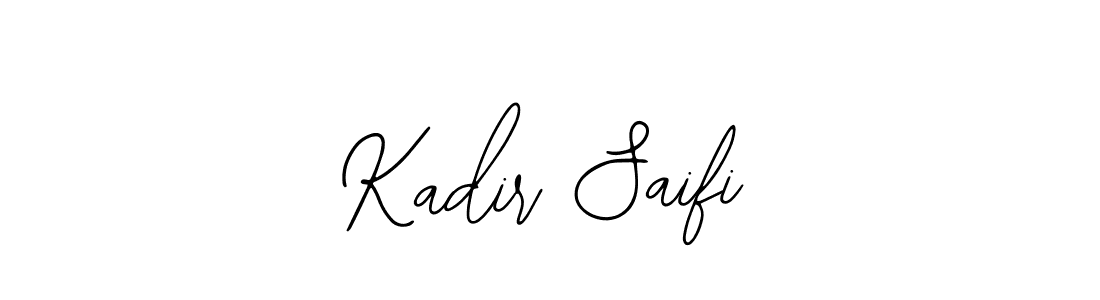 It looks lik you need a new signature style for name Kadir Saifi. Design unique handwritten (Bearetta-2O07w) signature with our free signature maker in just a few clicks. Kadir Saifi signature style 12 images and pictures png