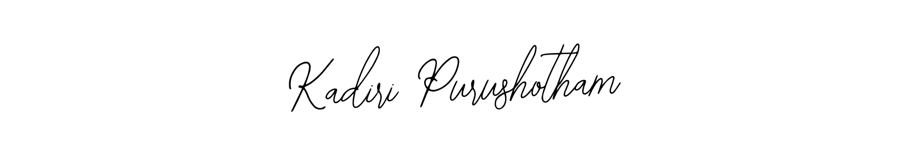 Use a signature maker to create a handwritten signature online. With this signature software, you can design (Bearetta-2O07w) your own signature for name Kadiri Purushotham. Kadiri Purushotham signature style 12 images and pictures png