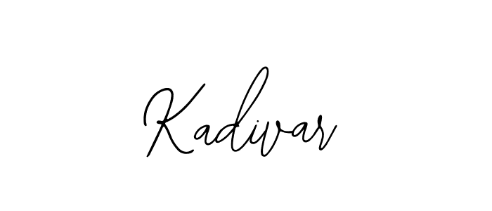 if you are searching for the best signature style for your name Kadivar. so please give up your signature search. here we have designed multiple signature styles  using Bearetta-2O07w. Kadivar signature style 12 images and pictures png