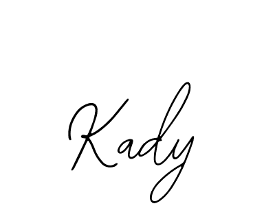 Use a signature maker to create a handwritten signature online. With this signature software, you can design (Bearetta-2O07w) your own signature for name Kady. Kady signature style 12 images and pictures png