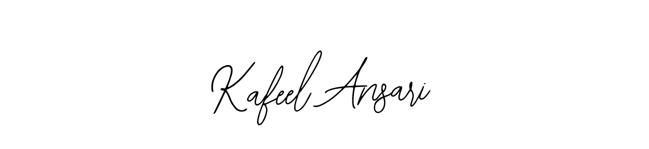 Bearetta-2O07w is a professional signature style that is perfect for those who want to add a touch of class to their signature. It is also a great choice for those who want to make their signature more unique. Get Kafeel Ansari name to fancy signature for free. Kafeel Ansari signature style 12 images and pictures png