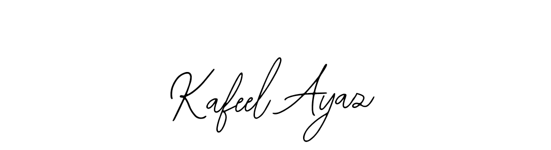 Bearetta-2O07w is a professional signature style that is perfect for those who want to add a touch of class to their signature. It is also a great choice for those who want to make their signature more unique. Get Kafeel Ayaz name to fancy signature for free. Kafeel Ayaz signature style 12 images and pictures png