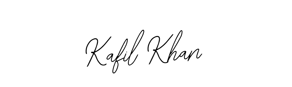 Similarly Bearetta-2O07w is the best handwritten signature design. Signature creator online .You can use it as an online autograph creator for name Kafil Khan. Kafil Khan signature style 12 images and pictures png