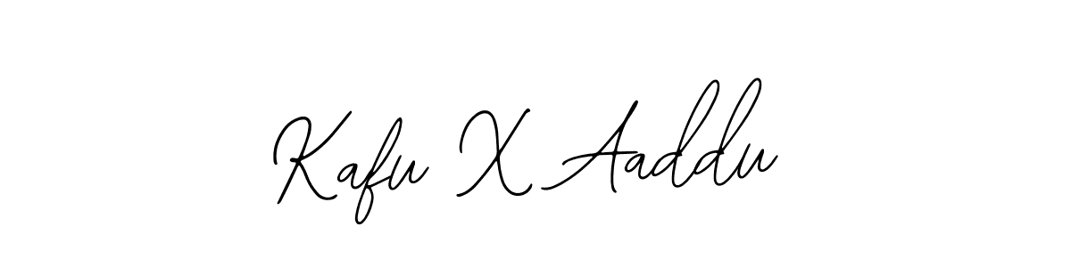 Also You can easily find your signature by using the search form. We will create Kafu X Aaddu name handwritten signature images for you free of cost using Bearetta-2O07w sign style. Kafu X Aaddu signature style 12 images and pictures png