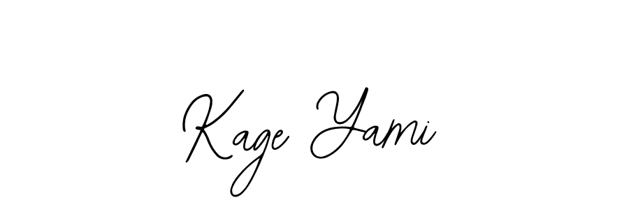Make a beautiful signature design for name Kage Yami. With this signature (Bearetta-2O07w) style, you can create a handwritten signature for free. Kage Yami signature style 12 images and pictures png