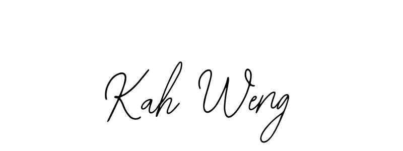 Make a beautiful signature design for name Kah Weng. With this signature (Bearetta-2O07w) style, you can create a handwritten signature for free. Kah Weng signature style 12 images and pictures png
