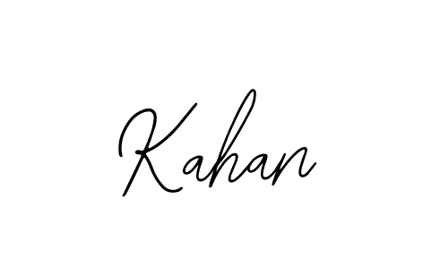 How to make Kahan signature? Bearetta-2O07w is a professional autograph style. Create handwritten signature for Kahan name. Kahan signature style 12 images and pictures png