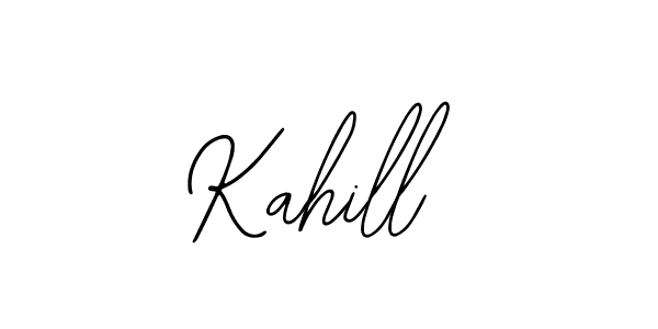 Also You can easily find your signature by using the search form. We will create Kahill name handwritten signature images for you free of cost using Bearetta-2O07w sign style. Kahill signature style 12 images and pictures png