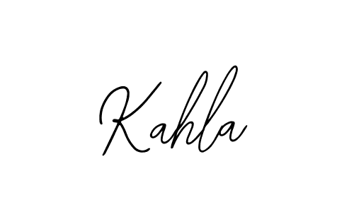 if you are searching for the best signature style for your name Kahla. so please give up your signature search. here we have designed multiple signature styles  using Bearetta-2O07w. Kahla signature style 12 images and pictures png