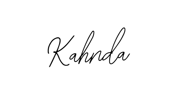 Make a beautiful signature design for name Kahnda. Use this online signature maker to create a handwritten signature for free. Kahnda signature style 12 images and pictures png