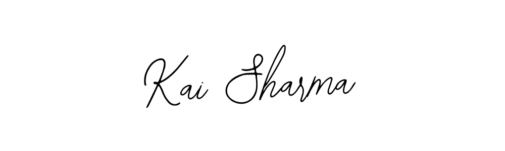 You should practise on your own different ways (Bearetta-2O07w) to write your name (Kai Sharma) in signature. don't let someone else do it for you. Kai Sharma signature style 12 images and pictures png