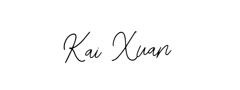 How to make Kai Xuan name signature. Use Bearetta-2O07w style for creating short signs online. This is the latest handwritten sign. Kai Xuan signature style 12 images and pictures png