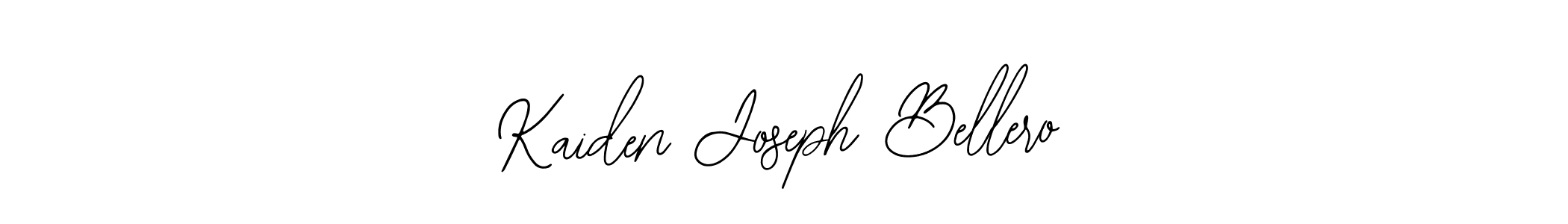 The best way (Bearetta-2O07w) to make a short signature is to pick only two or three words in your name. The name Kaiden Joseph Bellero include a total of six letters. For converting this name. Kaiden Joseph Bellero signature style 12 images and pictures png