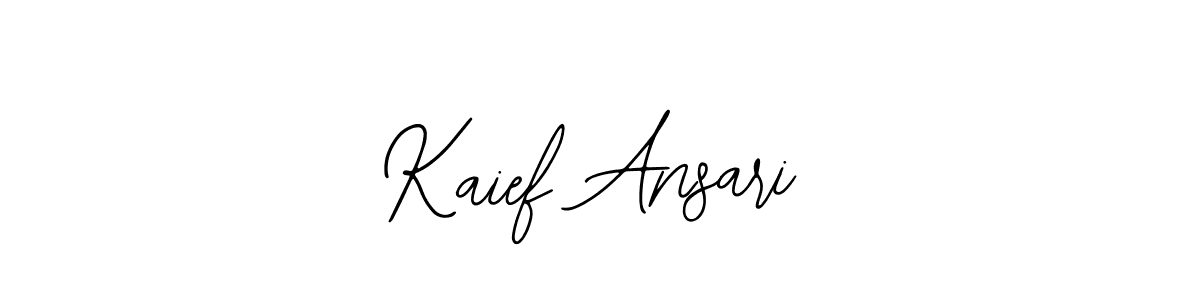 Use a signature maker to create a handwritten signature online. With this signature software, you can design (Bearetta-2O07w) your own signature for name Kaief Ansari. Kaief Ansari signature style 12 images and pictures png