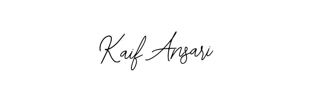 Bearetta-2O07w is a professional signature style that is perfect for those who want to add a touch of class to their signature. It is also a great choice for those who want to make their signature more unique. Get Kaif Ansari name to fancy signature for free. Kaif Ansari signature style 12 images and pictures png