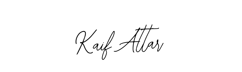 Kaif Attar stylish signature style. Best Handwritten Sign (Bearetta-2O07w) for my name. Handwritten Signature Collection Ideas for my name Kaif Attar. Kaif Attar signature style 12 images and pictures png