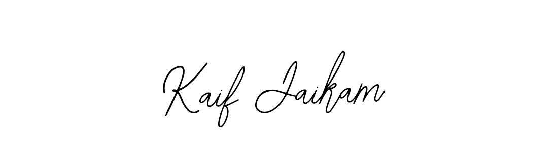 Make a beautiful signature design for name Kaif Jaikam. With this signature (Bearetta-2O07w) style, you can create a handwritten signature for free. Kaif Jaikam signature style 12 images and pictures png