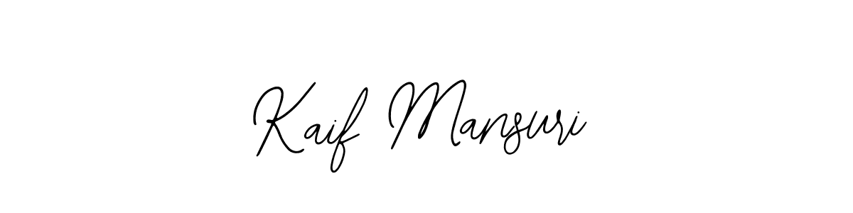 Use a signature maker to create a handwritten signature online. With this signature software, you can design (Bearetta-2O07w) your own signature for name Kaif Mansuri. Kaif Mansuri signature style 12 images and pictures png
