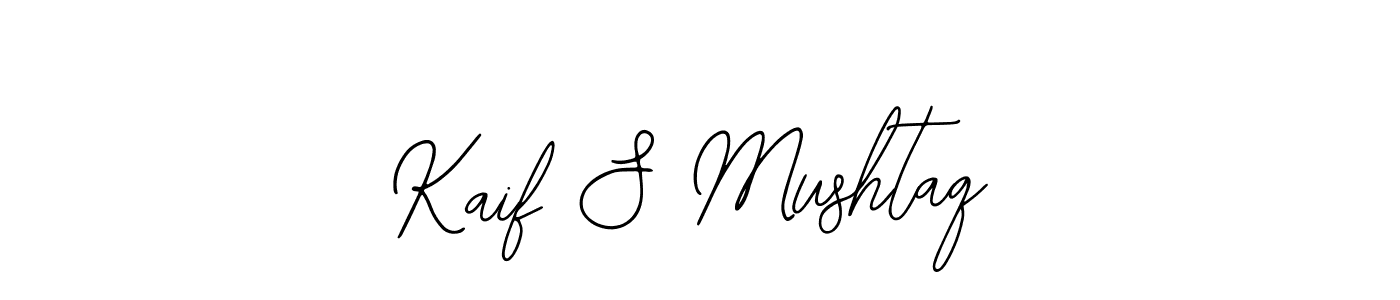 Design your own signature with our free online signature maker. With this signature software, you can create a handwritten (Bearetta-2O07w) signature for name Kaif S Mushtaq. Kaif S Mushtaq signature style 12 images and pictures png