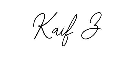 This is the best signature style for the Kaif Z name. Also you like these signature font (Bearetta-2O07w). Mix name signature. Kaif Z signature style 12 images and pictures png