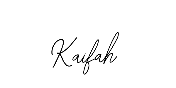 How to make Kaifah name signature. Use Bearetta-2O07w style for creating short signs online. This is the latest handwritten sign. Kaifah signature style 12 images and pictures png