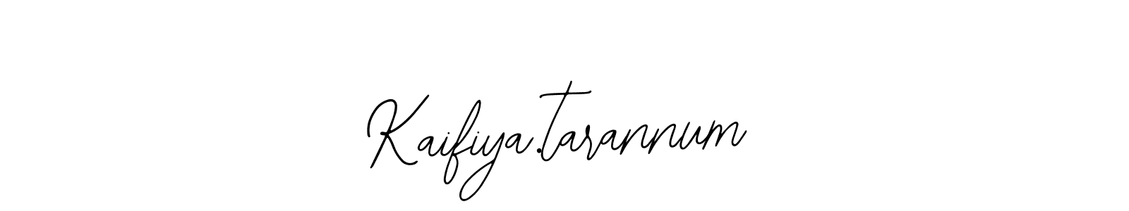 Use a signature maker to create a handwritten signature online. With this signature software, you can design (Bearetta-2O07w) your own signature for name Kaifiya.tarannum. Kaifiya.tarannum signature style 12 images and pictures png