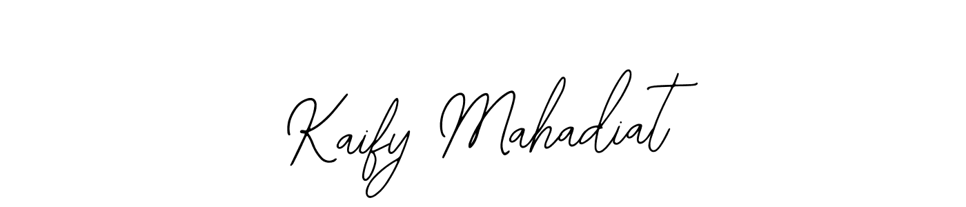 Make a short Kaify Mahadiat signature style. Manage your documents anywhere anytime using Bearetta-2O07w. Create and add eSignatures, submit forms, share and send files easily. Kaify Mahadiat signature style 12 images and pictures png