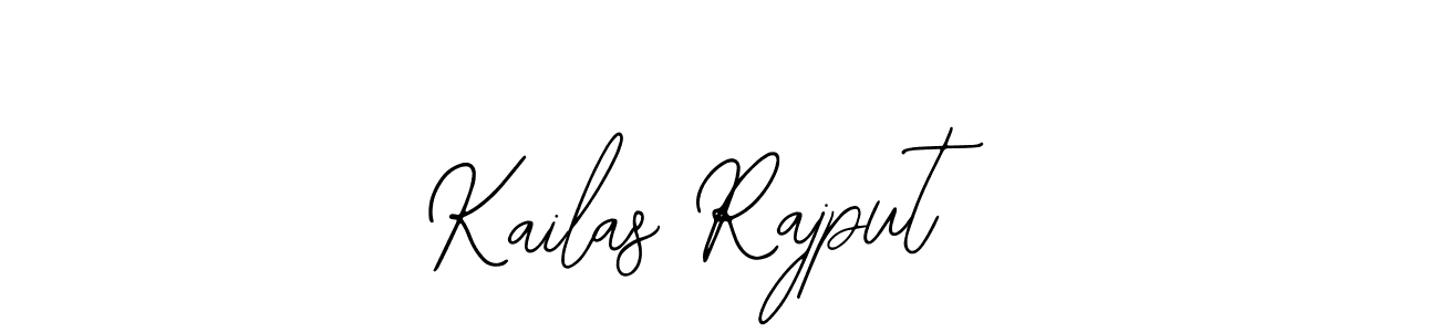 You should practise on your own different ways (Bearetta-2O07w) to write your name (Kailas Rajput) in signature. don't let someone else do it for you. Kailas Rajput signature style 12 images and pictures png