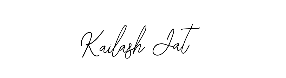 Design your own signature with our free online signature maker. With this signature software, you can create a handwritten (Bearetta-2O07w) signature for name Kailash Jat. Kailash Jat signature style 12 images and pictures png