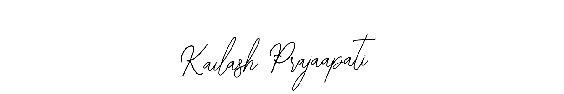 How to make Kailash Prajaapati signature? Bearetta-2O07w is a professional autograph style. Create handwritten signature for Kailash Prajaapati name. Kailash Prajaapati signature style 12 images and pictures png