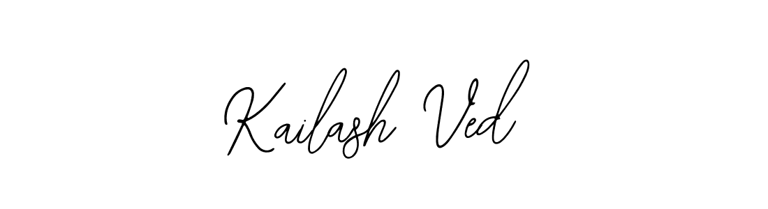 How to Draw Kailash Ved signature style? Bearetta-2O07w is a latest design signature styles for name Kailash Ved. Kailash Ved signature style 12 images and pictures png