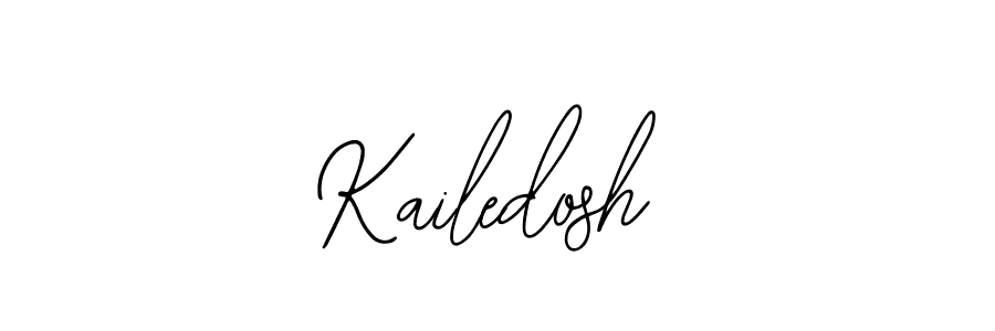 Use a signature maker to create a handwritten signature online. With this signature software, you can design (Bearetta-2O07w) your own signature for name Kailedosh. Kailedosh signature style 12 images and pictures png