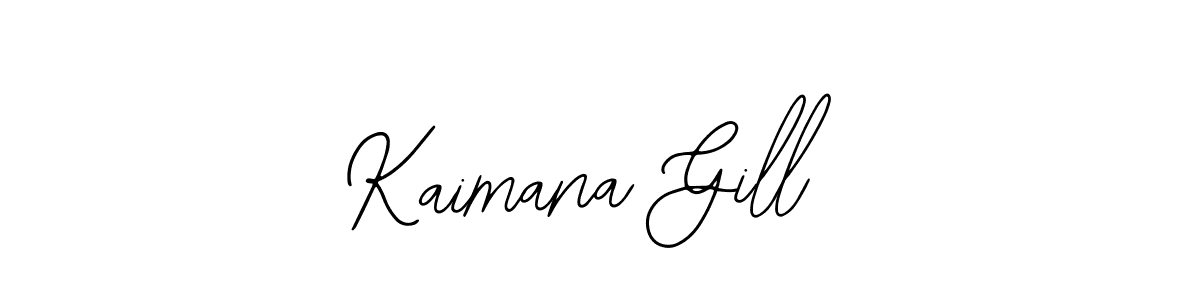 Make a beautiful signature design for name Kaimana Gill. With this signature (Bearetta-2O07w) style, you can create a handwritten signature for free. Kaimana Gill signature style 12 images and pictures png