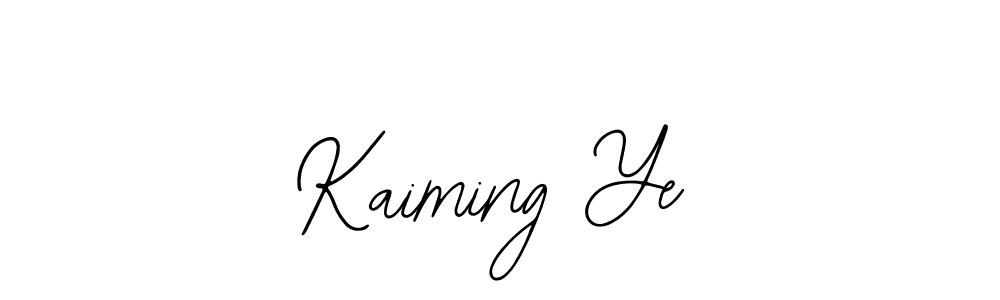 Create a beautiful signature design for name Kaiming Ye. With this signature (Bearetta-2O07w) fonts, you can make a handwritten signature for free. Kaiming Ye signature style 12 images and pictures png