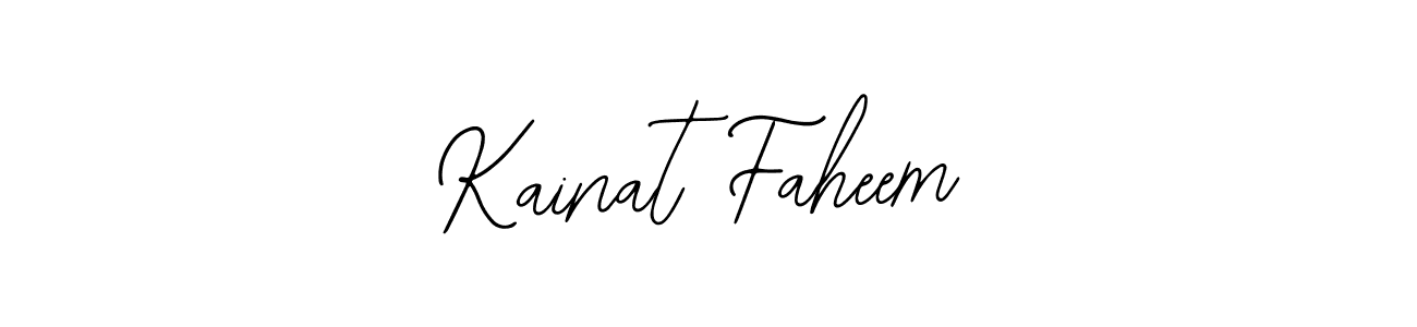 Make a beautiful signature design for name Kainat Faheem. Use this online signature maker to create a handwritten signature for free. Kainat Faheem signature style 12 images and pictures png