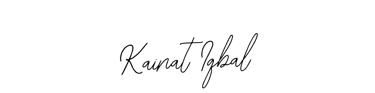 This is the best signature style for the Kainat Iqbal name. Also you like these signature font (Bearetta-2O07w). Mix name signature. Kainat Iqbal signature style 12 images and pictures png