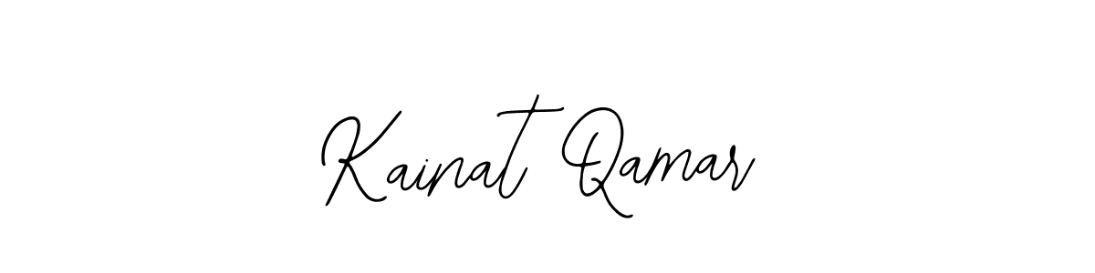 Make a beautiful signature design for name Kainat Qamar. With this signature (Bearetta-2O07w) style, you can create a handwritten signature for free. Kainat Qamar signature style 12 images and pictures png